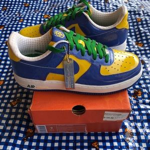 Nike Air Force 1’s Brazil Rare OG World Cup Soccer